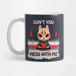 Funny Warrior Cat Mug